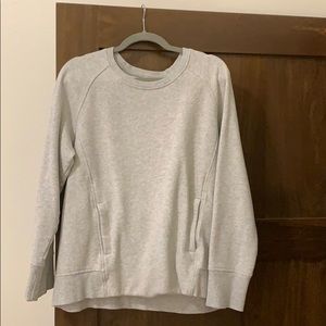 Light Grey Lululemon Scuba Crewneck - NWOT
